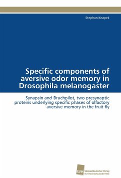 Specific components of aversive odor memory in Drosophila melanogaster - Knapek, Stephan