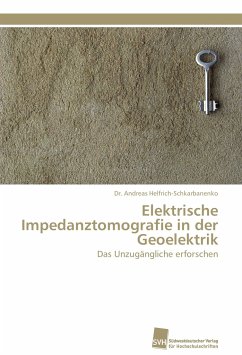 Elektrische Impedanztomografie in der Geoelektrik - Helfrich-Schkarbanenko, Dr. Andreas