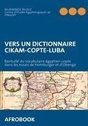 VERS UN DICTIONNAIRE CIKAM-COPTE-LUBA - Bilolo, Mubabinge