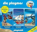 Die Playmos - Die Playmos-Piratenbox, (3 Audio-CDs)