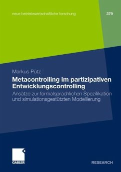 Metacontrolling im partizipativen Entwicklungscontrolling - Pütz, Markus