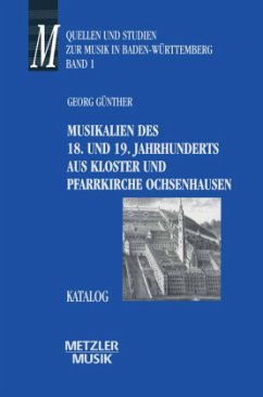 Cover Musikalien des 18. und 19. Jahrhunderts aus Kloster und Pfarrkirche Ochsenhausen