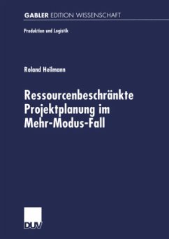 Ressourcenbeschränkte Projektplanung im Menr-Modus-Fall - Heilmann, Roland