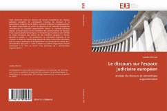 Cover Le discours sur l''espace judiciaire européen