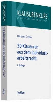 Cover 30 Klausuren aus dem Individualarbeitsrecht