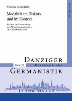 Modalität im Diskurs und im Kontext - Schönherr, Monika