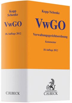 Cover Verwaltungsgerichtsordnung (Gelbe Erläuterungsbücher)