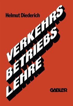 Verkehrsbetriebslehre. - Diederich, Helmut