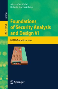 Foundations of Security Analysis and Design VI