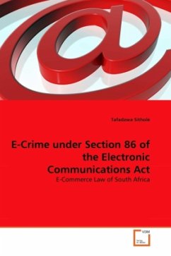 E-Crime under Section 86 of the Electronic Communications Act - Sithole, Tafadzwa