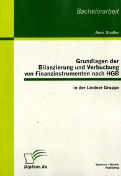 Grundlagen der Bilanzierung und Verbuchung von Finanzinstrumenten nach HGB in der Lindner Gruppe - Stadler, Anna