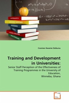 Cover Training and Development in Universities: