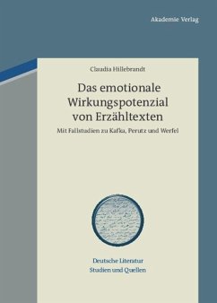 Das emotionale Wirkungspotenzial von Erzähltexten - Hillebrandt, Claudia