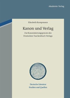 Kanon und Verlag - Kampmann, Elisabeth