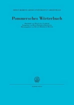 Pa(m)panischke bis puje / Pommersches Wörterbuch BAND II, 4. Lieferung - Herrmann-Winter, Renate;Vollmer, Matthias