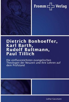 Dietrich Bonhoeffer, Karl Barth, Rudolf Bultmann, Paul Tillich - Gassmann, Lothar