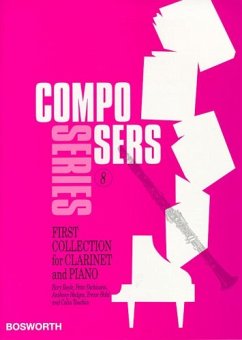 Cover Composers Series 8: First Collection For Clarinet And Piano Clarinet, Piano Accompaniment Instrumental Album