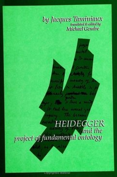 Heidegger and the Project of Fundamental Ontology - Taminiaux, Jacques