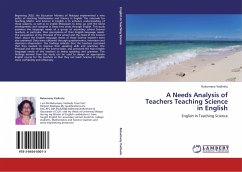 A Needs Analysis of Teachers Teaching Science in English