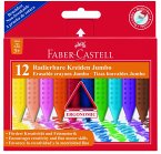 Faber-Castell Kreide Jumbo GRIP radierbar 12er Set Faber-Castell Kreide Jumbo GRIP radierbar 12er Set