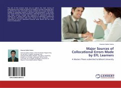 Major Sources of Collocational Errors Made by EFL Learners