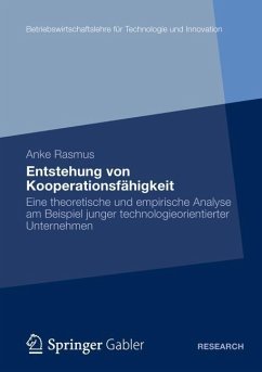 Entstehung von Kooperationsfähigkeit - Rasmus, Anke