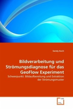 Bildverarbeitung und Strömungsdiagnose für das GeoFlow Experiment - Koch, Sandy