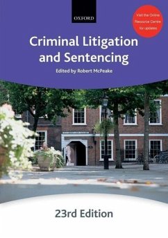 Criminal Litigation and Sentencing - McPeake, Robert