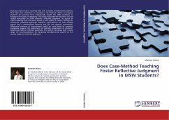 Does Case-Method Teaching Foster Reflective Judgment in MSW Students? - Milner, Marleen