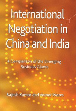 International Negotiation in China and India: A Comparison of the Emerging Business Giants - Worm, V.;Kumar, R.