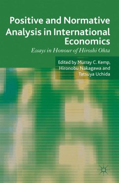 Positive and Normative Analysis in International Economics - Nakagawa, Hironobu; Uchida, Tatsuya