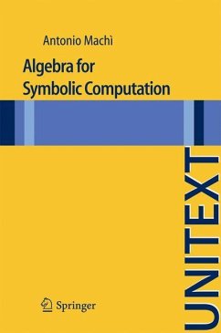 Algebra for Symbolic Computation - Machi, Antonio