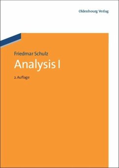 Analysis 1 - Schulz, Friedmar