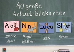 40 große Anlaut-Bildkarten für Kita und Grundschule - Redaktionsteam Verlag an der Ruhr