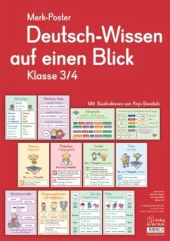 Deutsch-Wissen auf einen Blick - Klasse 3/4 - Redaktionsteam Verlag an der Ruhr