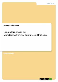 Umfeldprognose zur Markteintrittsentscheidung in Brasilien - Schneider, Manuel