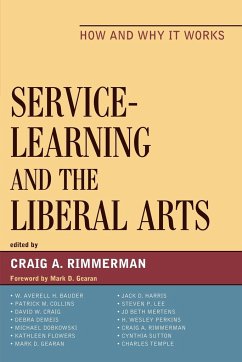 Service-Learning and the Liberal Arts - Gearan, Mark D