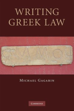 Writing Greek Law - Gagarin, Michael