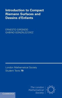 Introduction to Compact Riemann Surfaces and Dessins D'Enfants - Girondo, Ernesto; Gonzalez-Diez, Gabino
