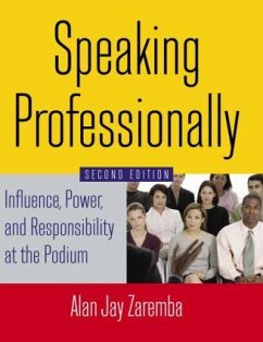 Speaking Professionally - Zaremba, Alan Jay