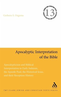 Apocalyptic Interpretation of the Bible - Oegema, Gerben S.