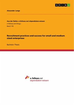 Recruitment practices and success for small and medium sized enterprises - Lange, Alexander