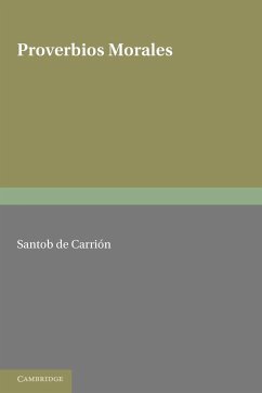 Proverbios Morales - S. de, Carrion; Carri N., Santob De; Gonzalez Llubera, Ignacio