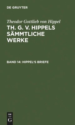 Hippel's Briefe - Hippel, Theodor Gottlieb Von