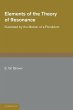 Elements of the Theory of Resonance - Bild 1