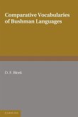Comparative Vocabularies of Bushman Languages