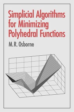 Simplicial Algorithms for Minimizing Polyhedral Functions - Osborne, M. R.