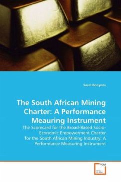 Cover The South African Mining Charter: A Performance Meauring Instrument