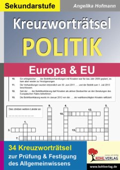 Kreuzworträtsel Politik: Europa & EU - Hofmann, Angelika