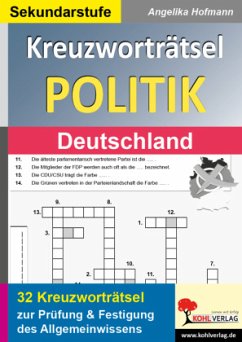 Kreuzworträtsel Politik in Deutschland - Hofmann, Angelika